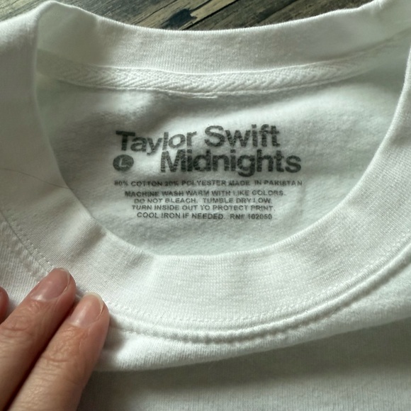 Taylor swift eras collection midnights crew neck sweatshirt Size large - Picture 5 of 6